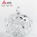 Clear Glass Candy Jar с крышкой